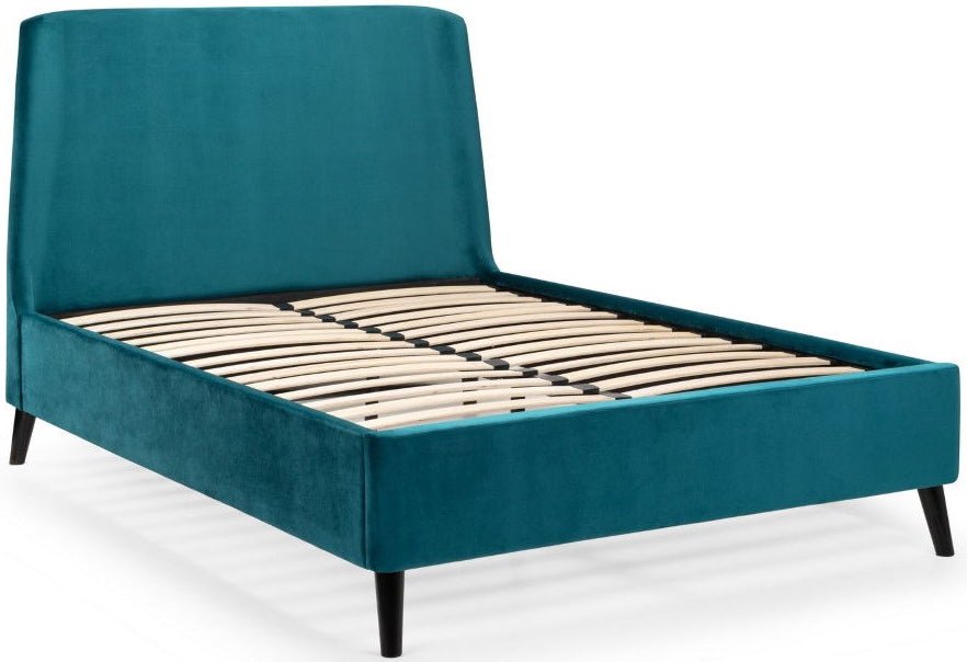 Frida Curved Velvet Bed - Julian Bowen