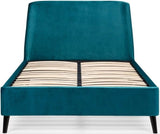 Frida Curved Velvet Bed - Julian Bowen