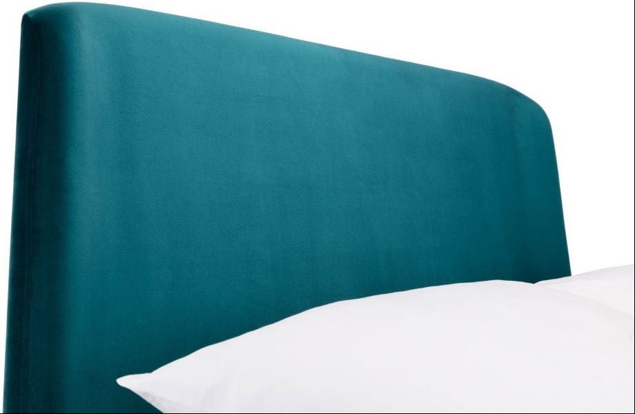 Frida Curved Velvet Bed - Julian Bowen