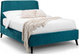 Frida Curved Velvet Bed - Julian Bowen