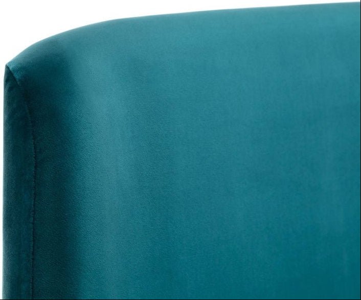 Frida Curved Velvet Bed - Julian Bowen