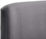 Frida Curved Velvet Bed - Julian Bowen