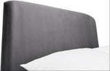 Frida Curved Velvet Bed - Julian Bowen