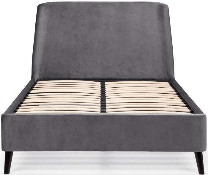 Frida Curved Velvet Bed - Julian Bowen
