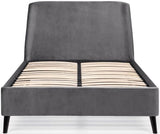 Frida Curved Velvet Bed - Julian Bowen