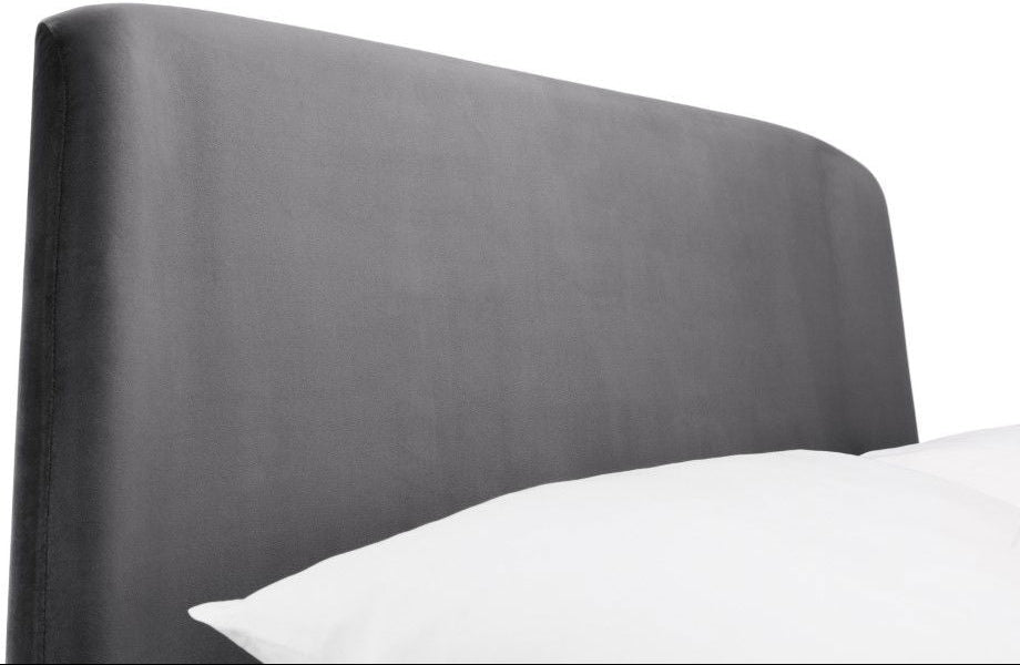 Frida Curved Velvet Bed - Julian Bowen