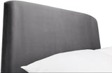 Frida Curved Velvet Bed - Julian Bowen