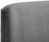Frida Curved Velvet Bed - Julian Bowen
