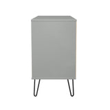Harlequin 6 Drawer Chest with Black Hairpin Legs