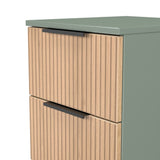 Java 2 Drawer Bedside Table