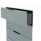 Harlequin 4 Drawer Chest with Black Hairpin Legs