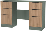 Java 6 Drawer Double Pedestal Desk