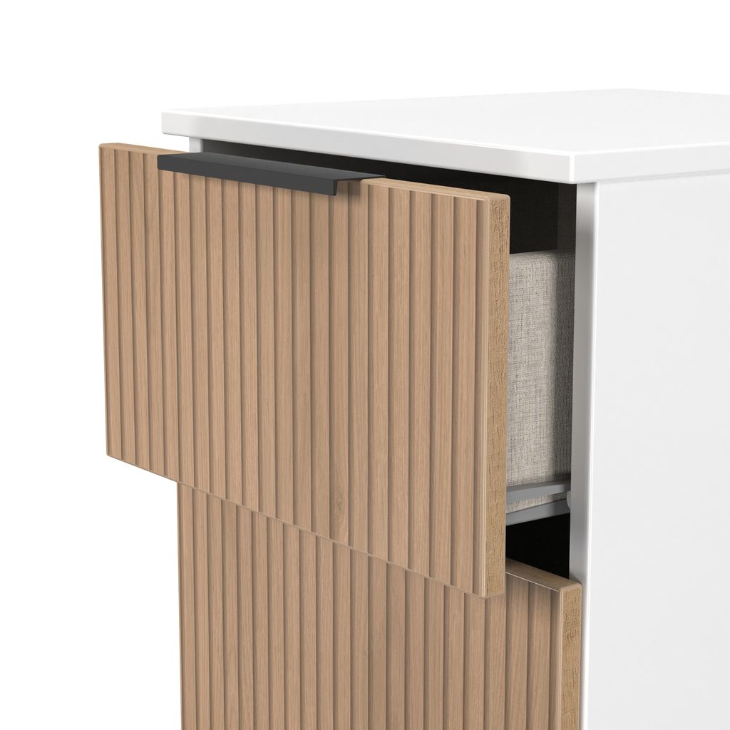 Java 2 Drawer Bedside Table