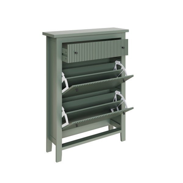 Garrucha 2 Door 1 Drawer Shoe Cabinet - GFW