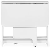 Gatan Small Gateleg Table with 2 Foldaway Chairs - Julian Bowen