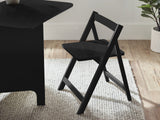 Gatan Small Gateleg Table with 2 Foldaway Chairs - Julian Bowen