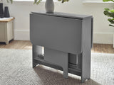 Gatan Small Gateleg Table with 2 Foldaway Chairs - Julian Bowen