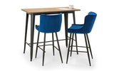 Grafton Bar Table and 2 Luxe Bar Stools