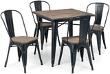 Grafton Dining Set with 4 Chairs - Julian Bowen