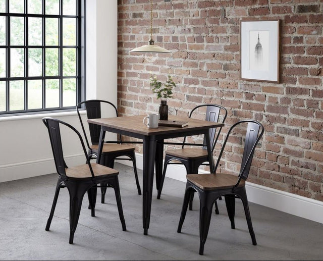 Grafton Dining Set with 4 Chairs - Julian Bowen