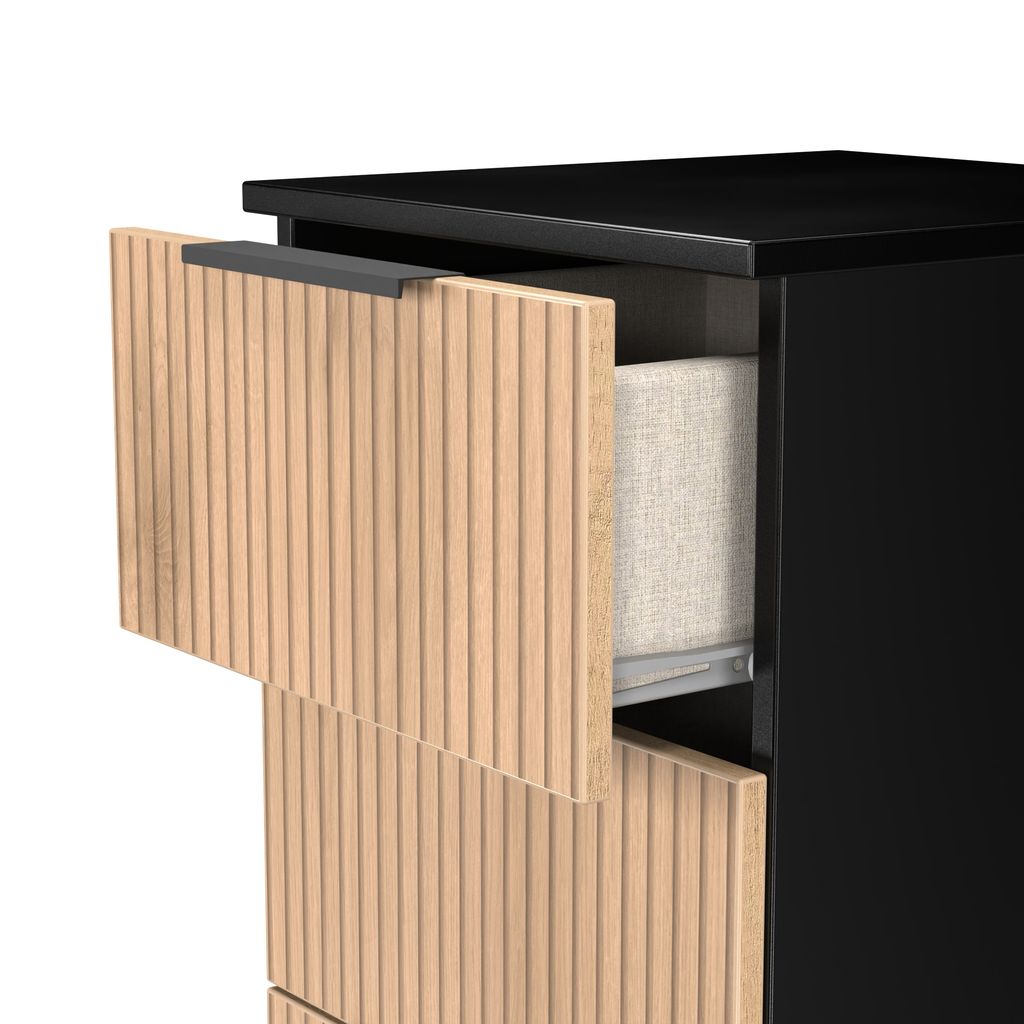 Java 4 Drawer Bedside Table