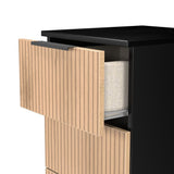 Java 4 Drawer Bedside Table