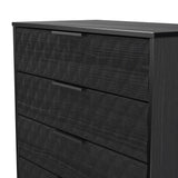 Harlequin 4 Drawer Chest with Black Hairpin Legs