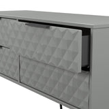 Harlequin 4 Drawer Bed Box with Black Hairpin Legs