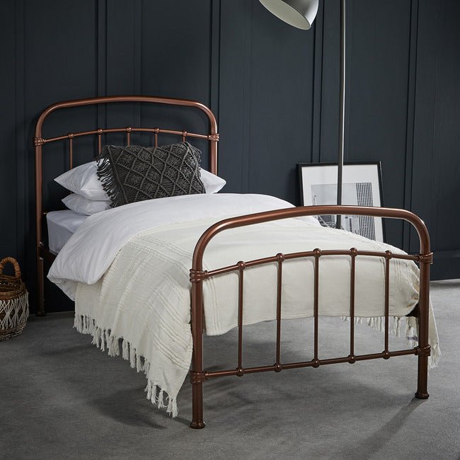 Halston Metal Bed Frame - LPD
