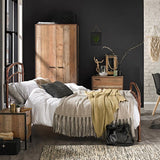 Halston Metal Bed Frame - LPD