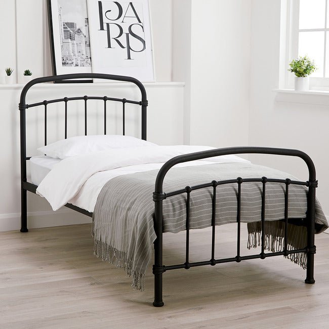 Halston Metal Bed Frame - LPD