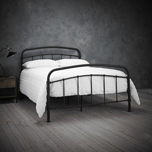 Halston Metal Bed Frame - LPD