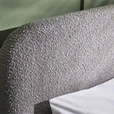 Hannah Boucle Fabric Bed Frame - Julian Bowen