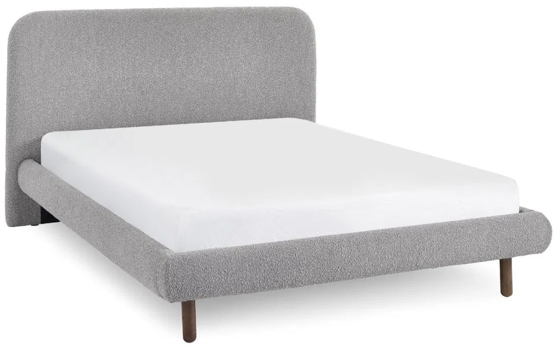 Hannah Boucle Fabric Bed Frame - Julian Bowen
