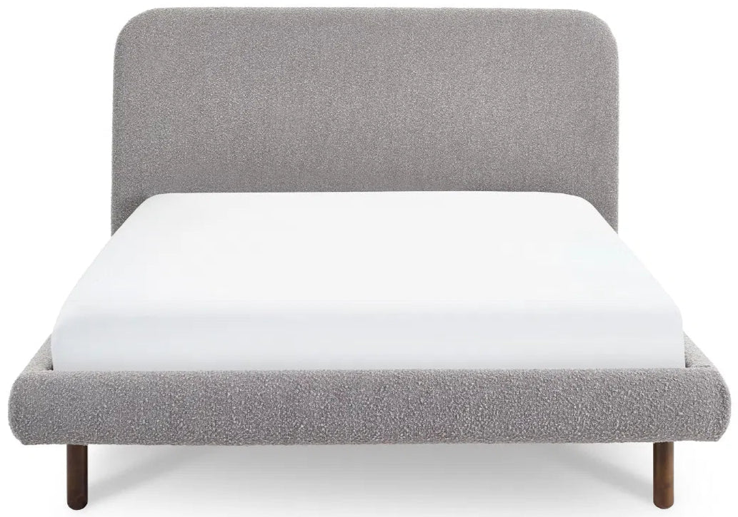 Hannah Boucle Fabric Bed Frame - Julian Bowen