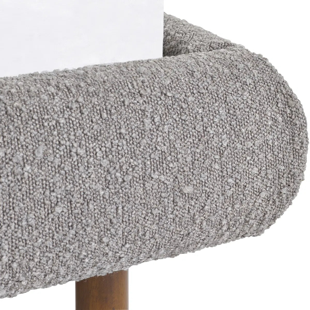Hannah Boucle Fabric Bed Frame - Julian Bowen