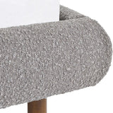 Hannah Boucle Fabric Bed Frame - Julian Bowen