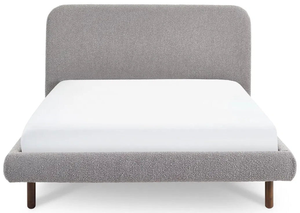Hannah Boucle Fabric Bed Frame - Julian Bowen