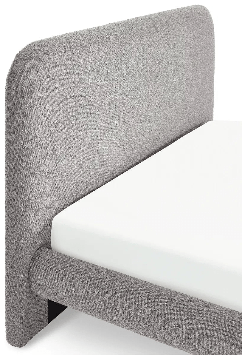 Hannah Boucle Fabric Bed Frame - Julian Bowen