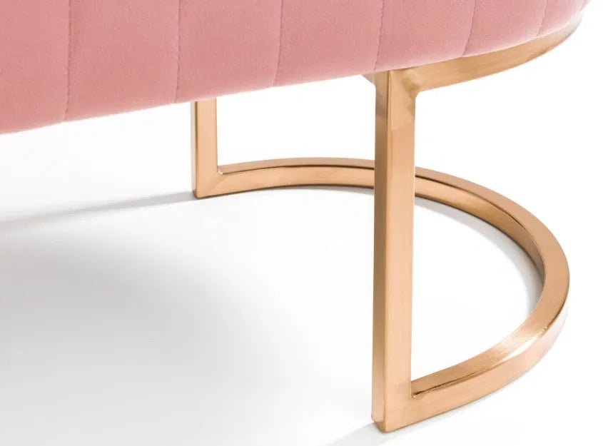 Harrogate Velvet Bench - Julian Bowen