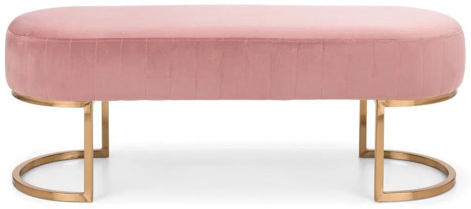 Harrogate Velvet Bench - Julian Bowen