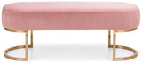 Harrogate Velvet Bench - Julian Bowen