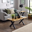 Harvey Wave Edge Coffee Table - Julian Bowen
