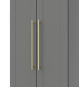 Haworth 2 Door 2 Drawer Wardrobe - Welcome Furniture