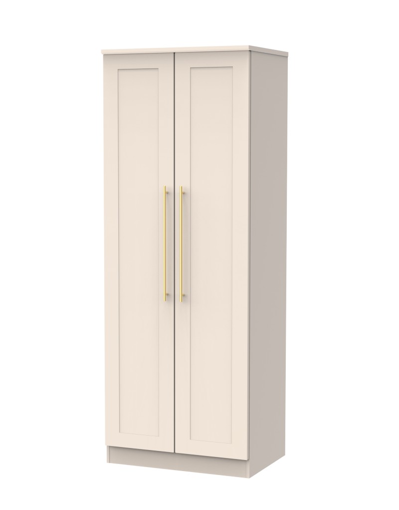 Haworth 2 Door Wardrobe - Welcome Furniture