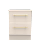 Haworth 2 Drawer Bedside Cabinet - Welcome Furniture