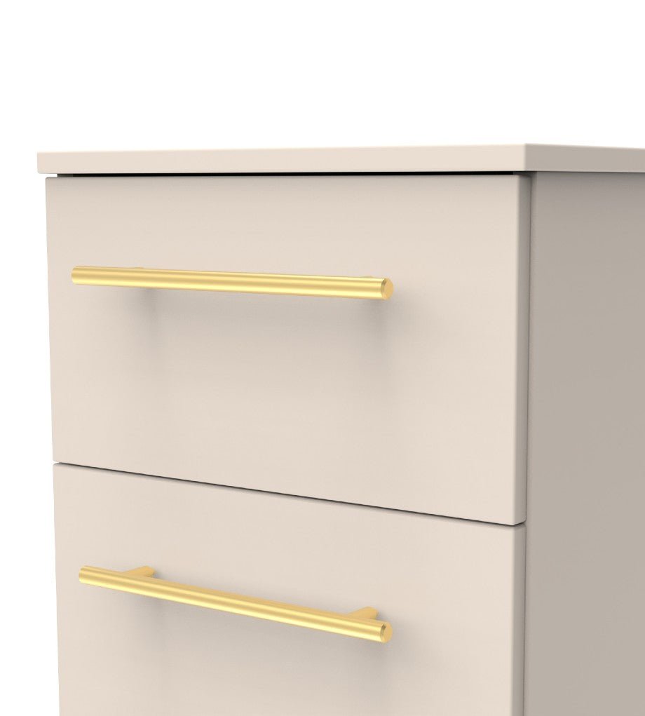 Haworth 2 Drawer Bedside Cabinet - Welcome Furniture