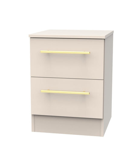 Haworth 2 Drawer Bedside Cabinet - Welcome Furniture