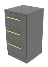 Haworth 3 Drawer Bedside Cabinet - Welcome Furniture