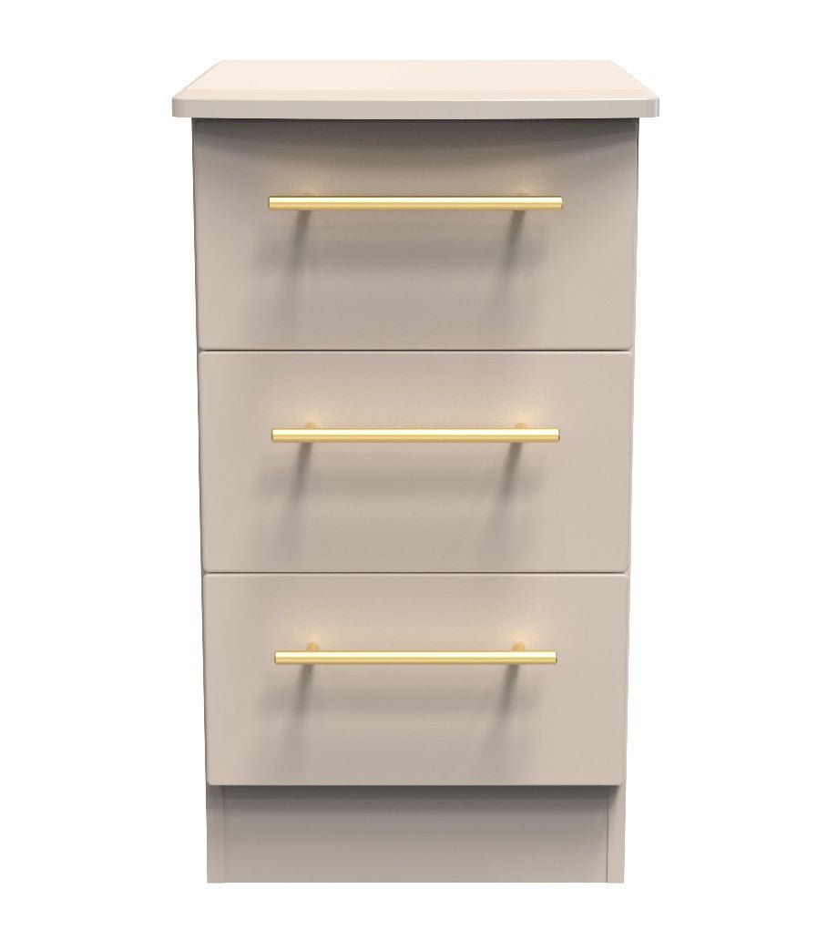 Haworth 3 Drawer Bedside Cabinet - Welcome Furniture